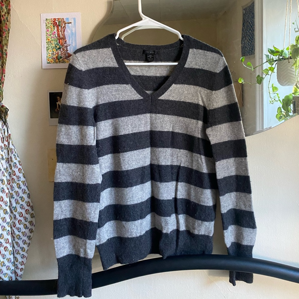 Striped cashmere sweater